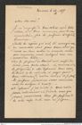 Nachlass Franz Steindachner, Brief von L. Sarzanowski an Franz Steindachner (20.11.1877), Inv.Nr. 437.02, Seite 1